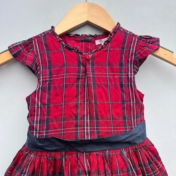 open lace back dress Hatley Kids Fur Trim Dress (Toddler) Girl's Dress Red : 2T (Toddler)